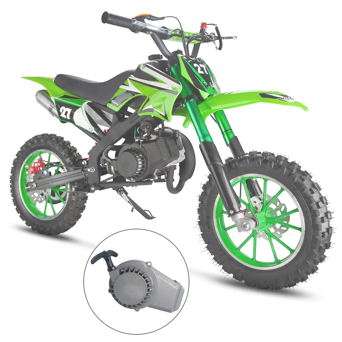 Poweka Avviatore a Strappo per 2 Tempi 47cc 49cc Pocket Dirt Bike Mini ATV