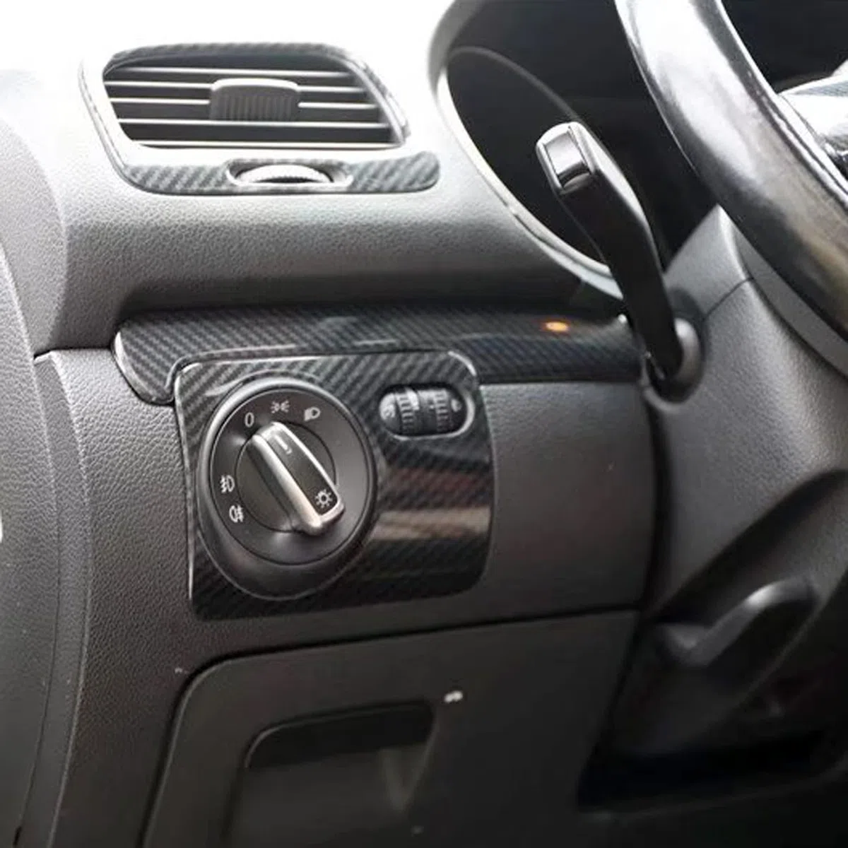 HIGH FLYING per Golf VI 6 MK6 2008-2012 Cornici dei Pannello Sinistro Interno Plastica ABS 1 Pezzi