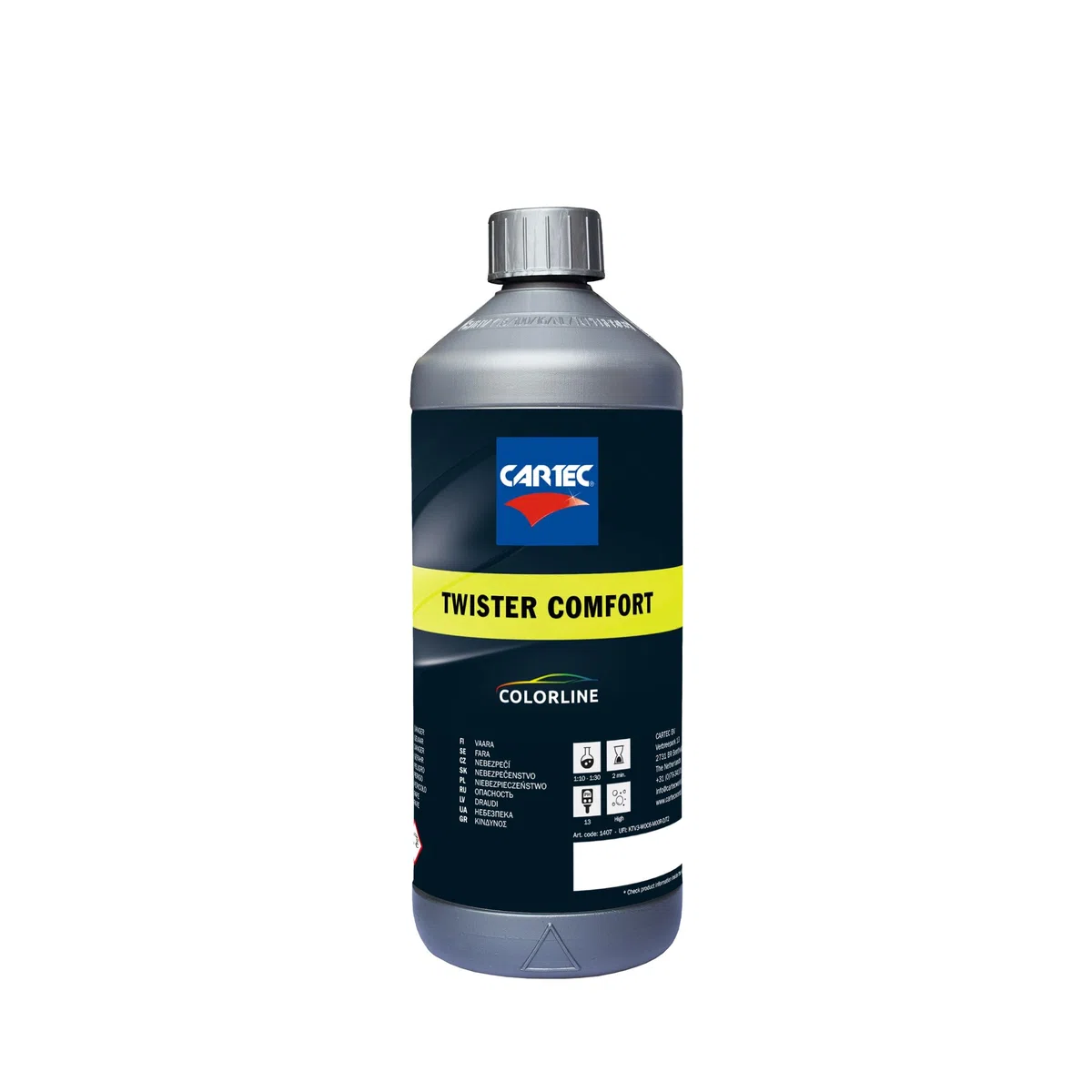 Cartec Twister Comfort - Shampoo Prelavaggio Alcalino per Carrozzeria Auto (1 Litro)