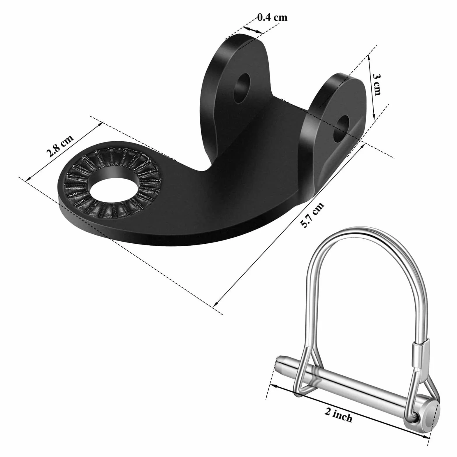 12.2MM Gancio Traino Bicicletta, Accoppiatore Traino Bicicletta Rimorchio Bambini, Carico e Animali Domestici Accessori Rimorchio Bicicletta Compatibili con il Gancio di Traino Burley