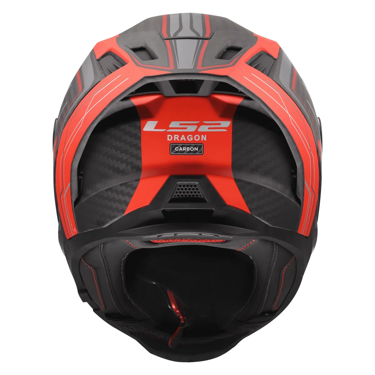 LS2, Casco Moto Integrale DRAGON SUBIC Red, L
