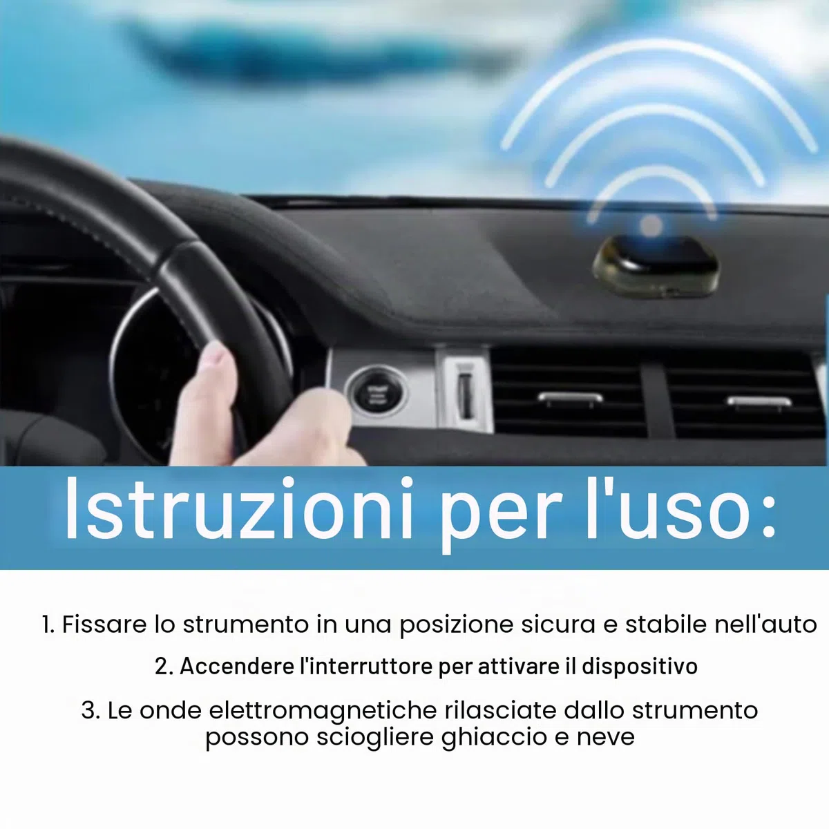 Strumento antigelo anti-interferenza per auto, dispositivo elettromagnetico per la rimozione della neve, dispositivo elettromagnetico antigelo, rimozione elettromagnetica della neve, dispositivo