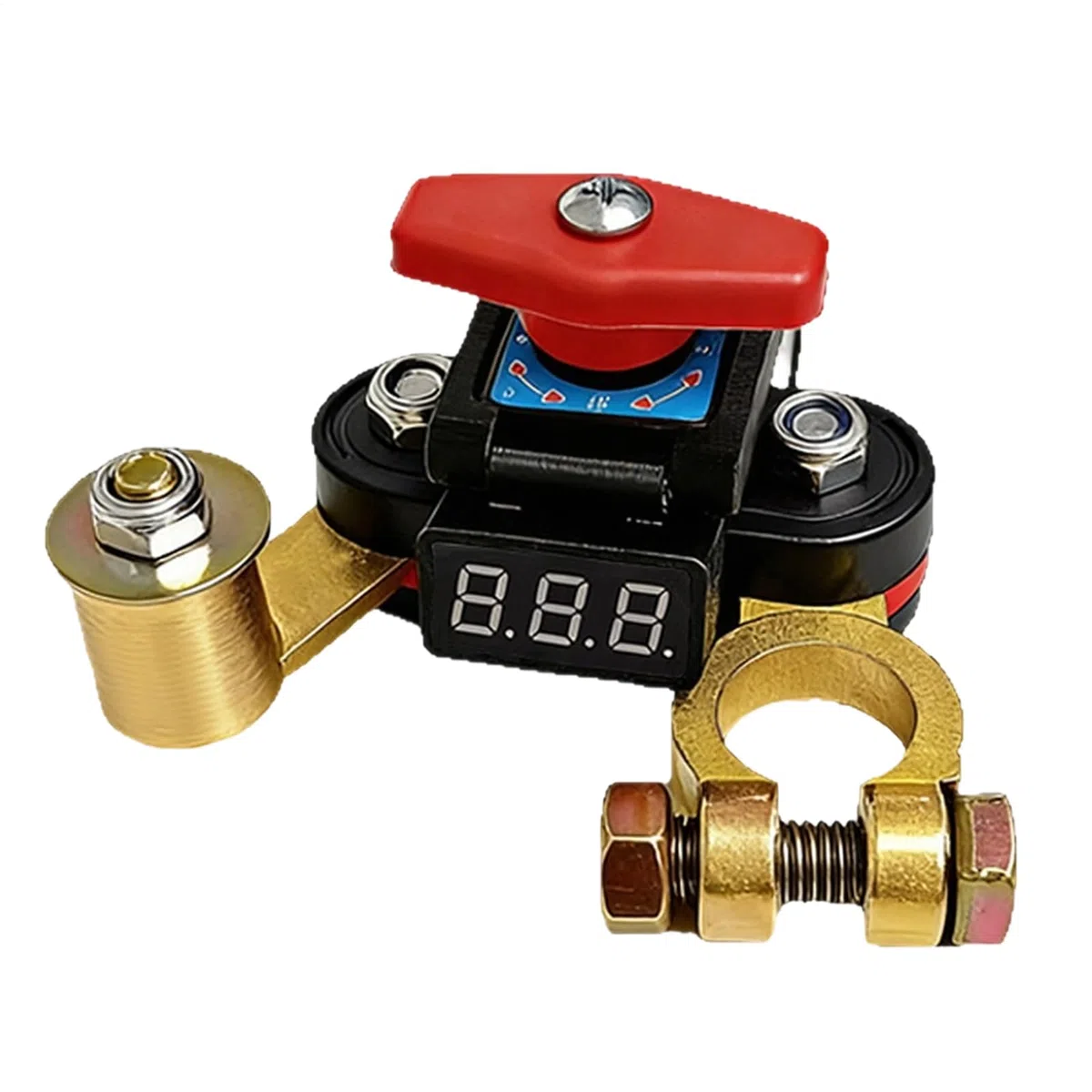 Pulsante Di Disconnessione Batteria Auto | Robusto per Veicolo 12V/24V - Isolatore Batteria Dispositivo Interruzione Alimentazione - per Camper SUV Nautico ATV Barca Viaggio Guida