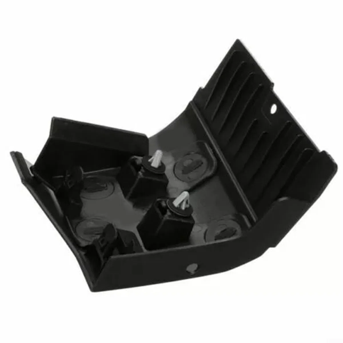 Modanatura laterale inferiore anteriore destra per Mazda CX-3 2016-2021, parte ABS nera D10E-51-PJ0C