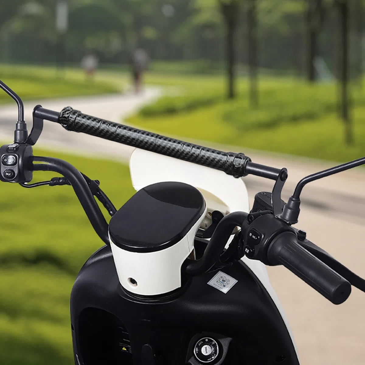 Hugsweet Estensione del manubrio per scooter, bilanciere per moto | Barra di bilanciamento regolabile per moto | moto alla moda, prolunga manubrio per gli appassionati di moto