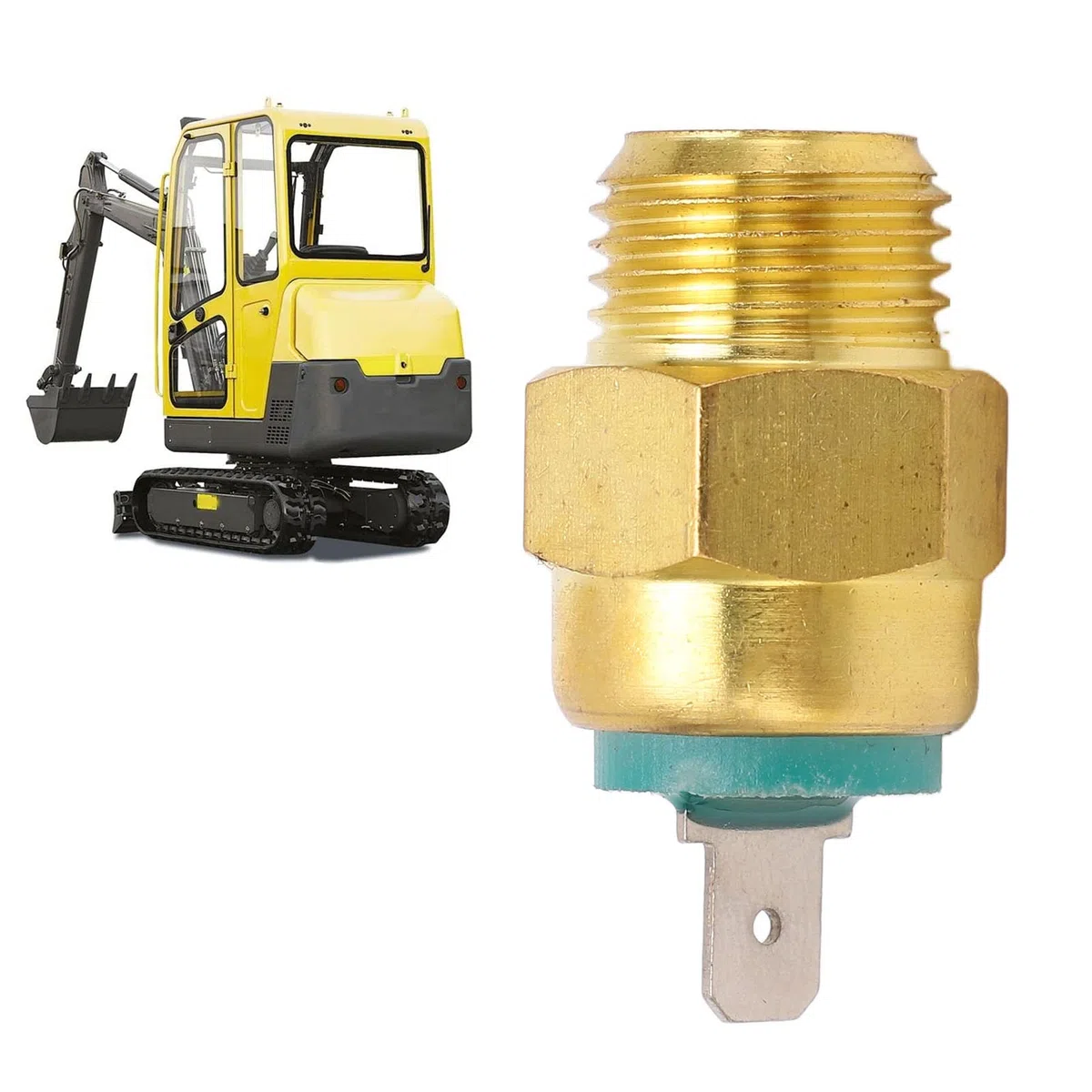 Sensore temperatura acqua, Sensore Temperatura Acqua Trattore 7410752 Sostituzione interruttore sensore temperatura acqua motore per escavatore EC13 EC14 EC15 EC15B EC20 EC20B EC25 EC30 EC35