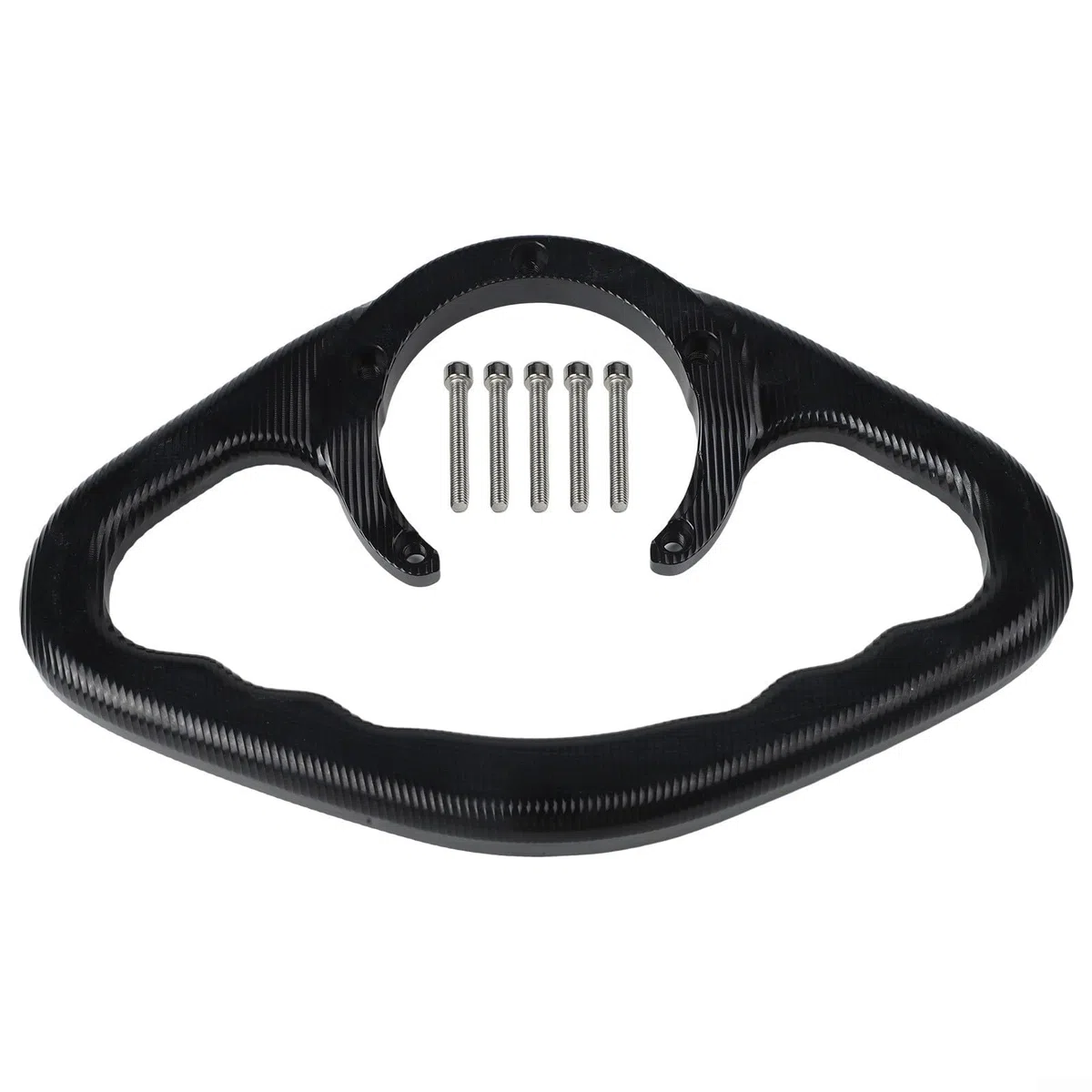 YJDOORPLAY Barra di Presa Antiscivolo per Serbatoio Passeggero Moto Maniglia di Sicurezza CNC Alluminio Per Yamaha FZ1 FZ6 R1 R6 Barra di Presa Maniglia Serbatoio Alluminio Moto Supporto di Sicurezza