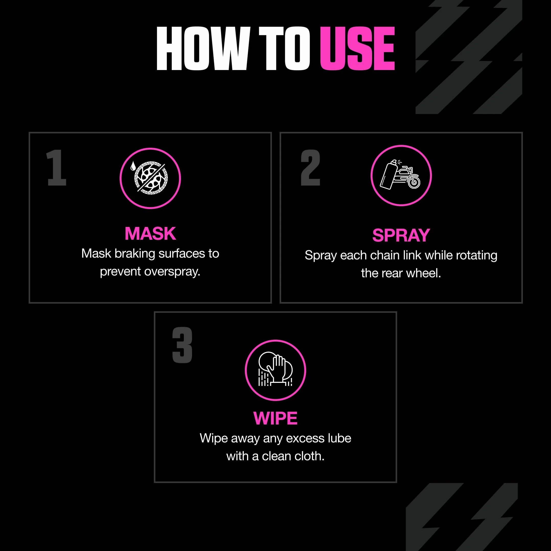 Muc-Off All-Weather Motorcycle Chain Lube, 400 ml - Grasso Catena Moto Spray di Alta Qualità - Lubrificante Catena Moto Formulato per Tutte le Condizioni Atmosferiche