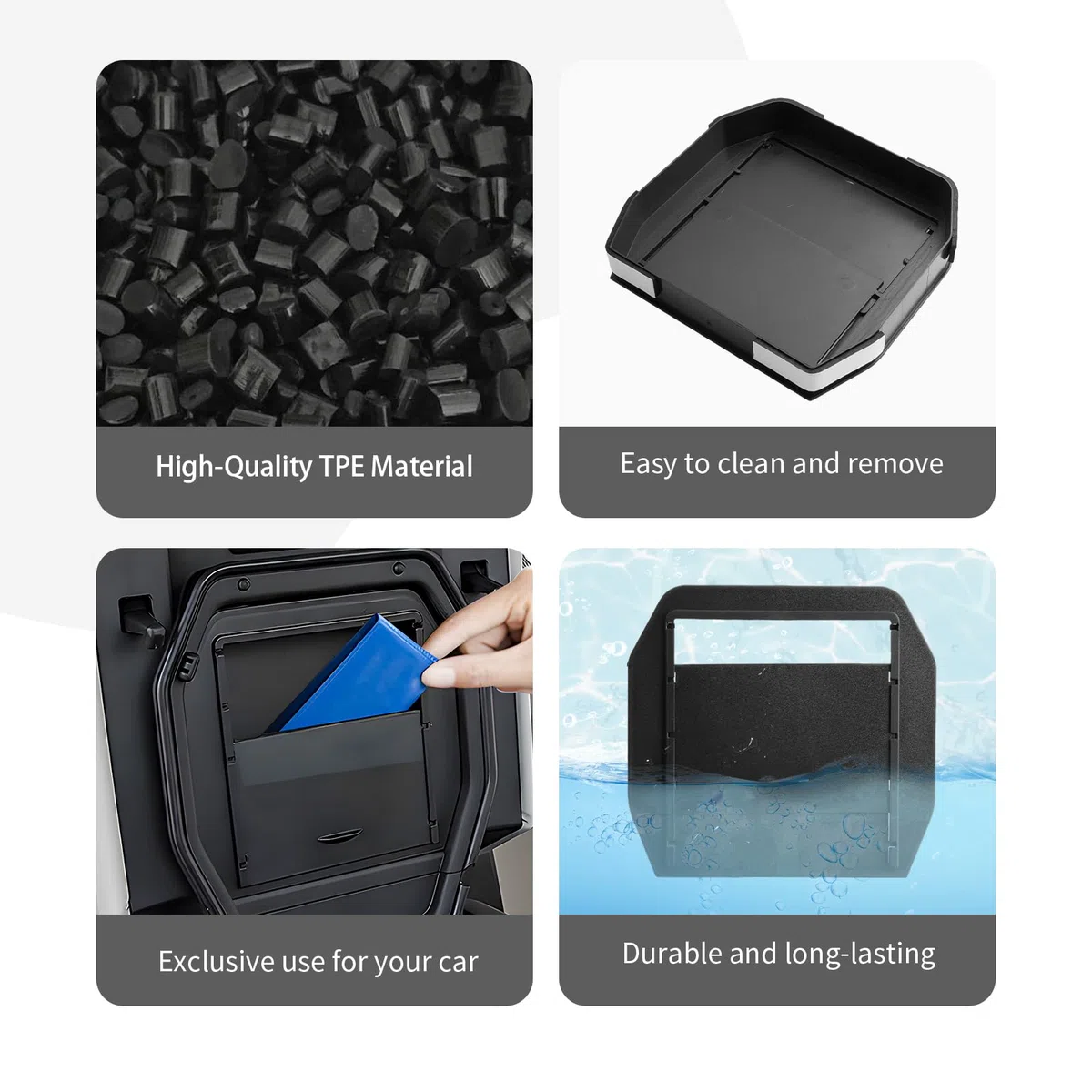 CDEFG Compatibile con Land Rover Defender 90 110 130 2020-2023 2024 Console Centrale Organizer Bracciolo Scatola portaoggetti nascosta Defender 90 110 130 2024 Accessori