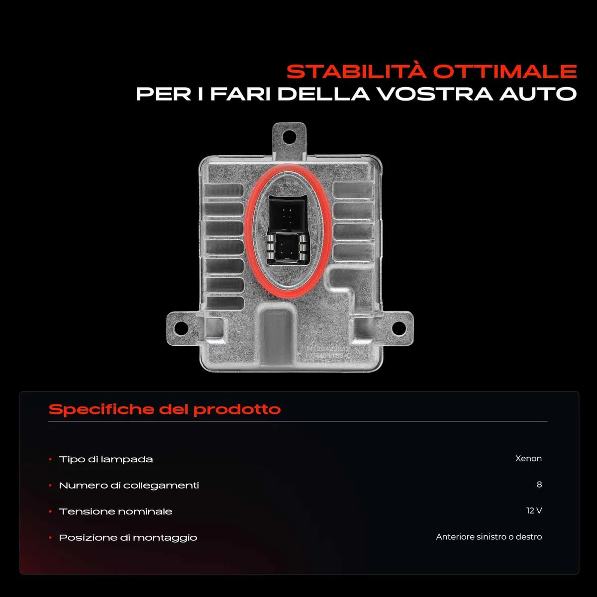 Frankberg Centralina xenon Illuminazione Anteriore sinistro o destro Compatibile con Serie 1 F20 F21 Serie 3 E90 Serie 3 Touring E91 Serie 5 F10 Serie 5 Touring Serie 7 X1 Replace# 63117318327