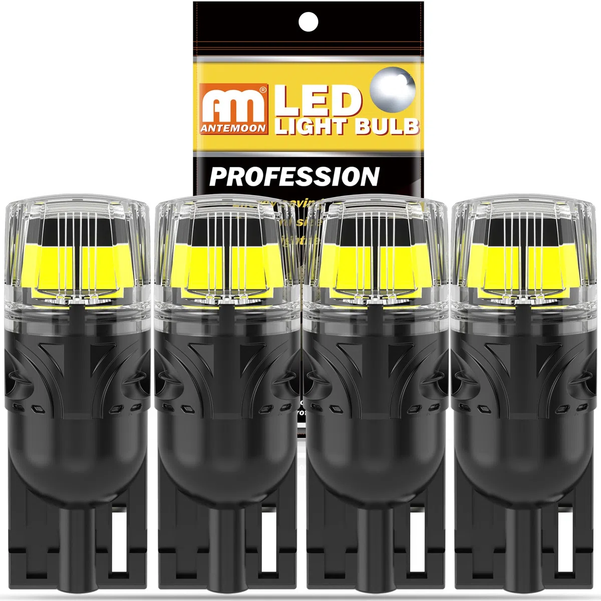 T10 W5W LED Lampadine Canbus Sensa Errore 12V 6000K Bianco 501 194 168 2825 Luce Targa Super Luminoso Auto Lampada per Luce di Posizione, Interior Segnale, Cupola, Cruscotto, 4 Pezzi