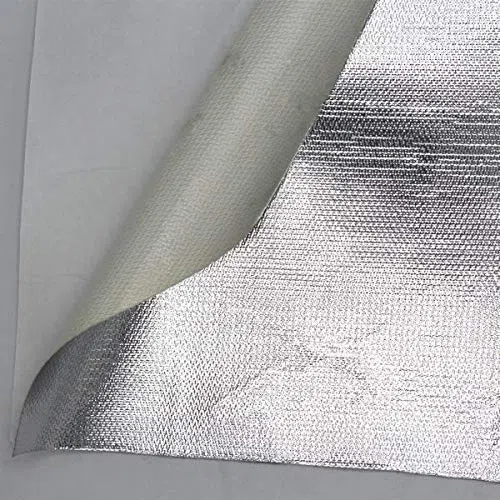StickersLab - Pannello adesivo termico in fibra di vetro e alluminio per lo scarico 30cm x 100cm