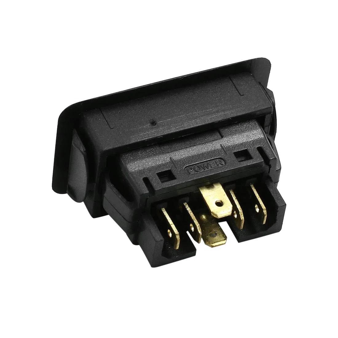 X AUTOHAUX 4 pz DC 12 V Universale 6 Pin Momentaneo Elettrico Illuminato Interruttore Finestra di Potenza per Auto Luce Casuale Colore Della Lampada