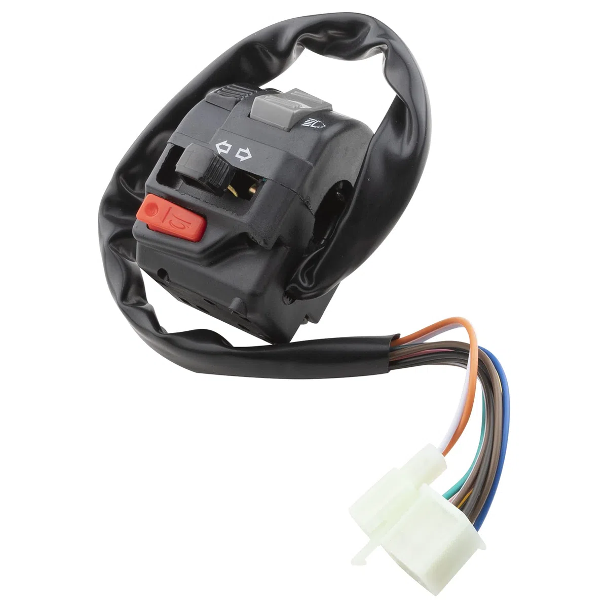 Interruttore di Avviamento del Faro del Motorino comando manubrio 7/8" 22 mm per Motociclo ATV 12V Segnale di Svolta di controllo