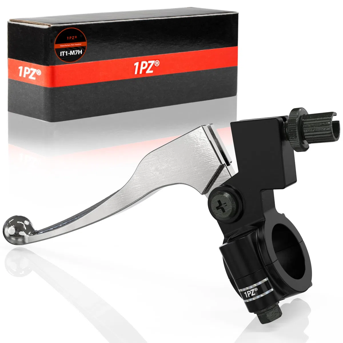 1PZ IT1-M7H Leva Freno/Frizione Sinistra Universale da 22mm 7/8" – Leva Meccanica Resistente per Dirt Bike, Pit Bike, ATV, Coleman CT100U/CT200U, Mini Bike, Baja, Apollo, SSR