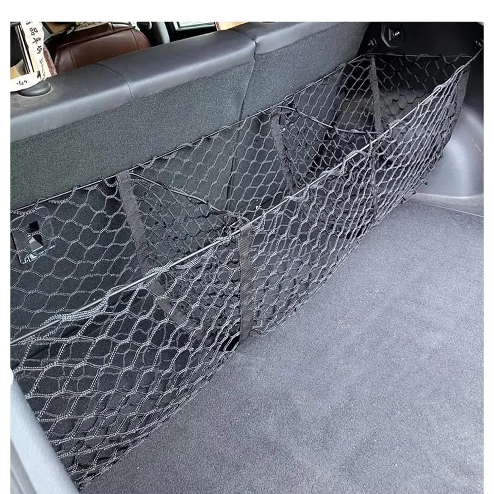 Rete Bagagliaio per Auto, per Ford Ranger III Super/Double/Single Cab Pick-up 2013-2024 Rete da Carico Altamente Elastica Auto Portabagagli Organizer Rete Carichi Saldamente,B