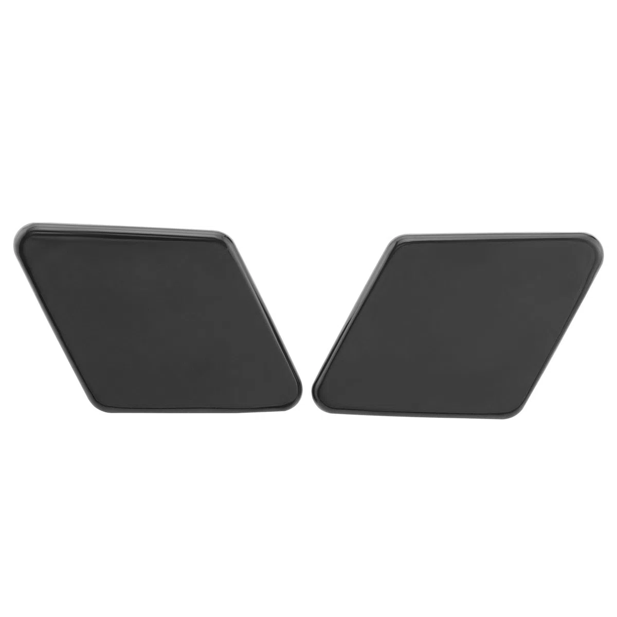 1 coppia di ugelli lavafari per paraurti anteriore sinistro e destro per auto, coperchio tappo 61678031307 61678031308 compatibile con BMW Serie 3 E90 2005-2009 Nero