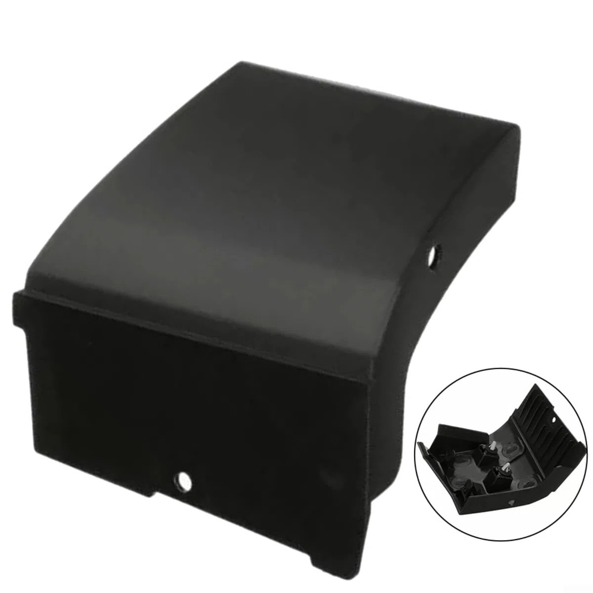 Modanatura laterale inferiore anteriore destra per Mazda CX-3 2016-2021, parte ABS nera D10E-51-PJ0C