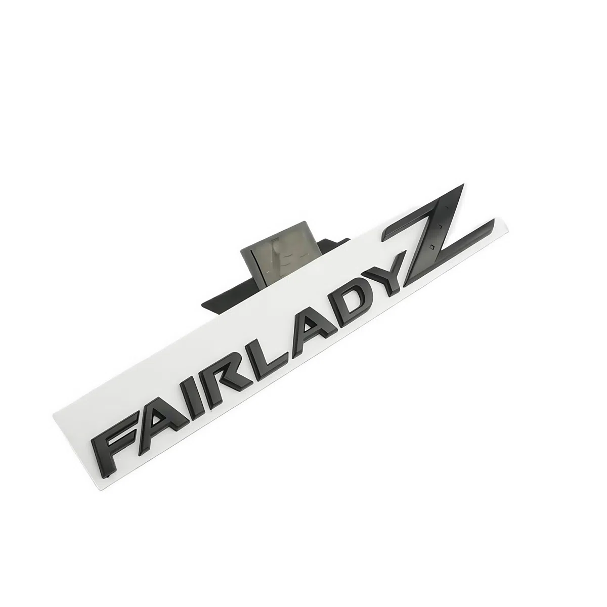Emblema distintivo for bagagliaio posteriore Fairlady Z con lettere 3D, for 350Z, 370Z, Z33 GTR, adesivi laterali for auto(Black)