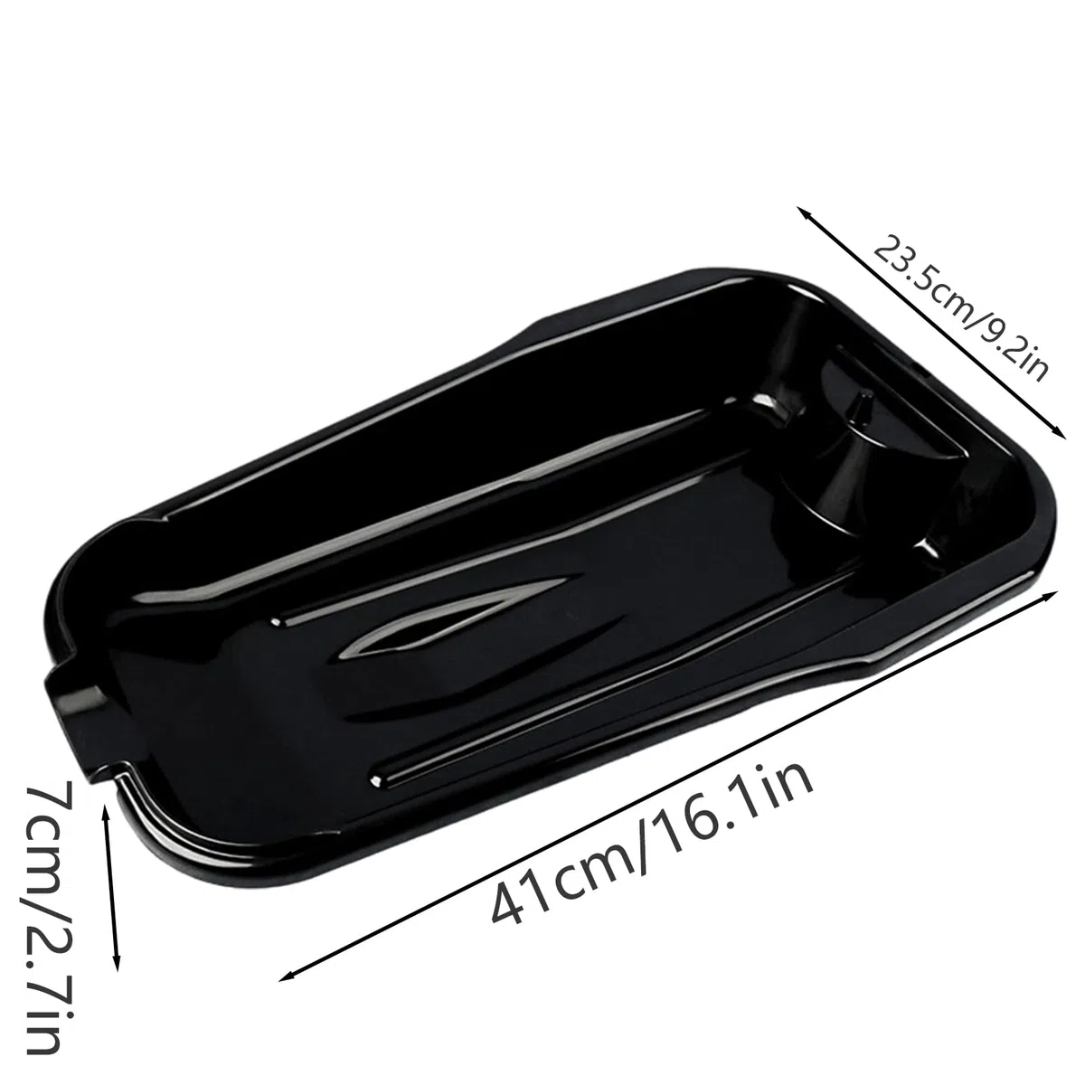 Padella per cambio olio, a bocca larga, multifunzionale, per officina, garage, auto, assistenza, professionisti, meccanici