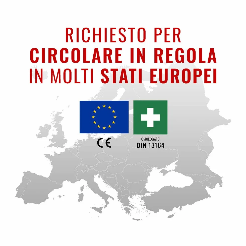 Quattroerre 16056 Kit di Pronto Soccorso per Auto Omologato DIN 13164