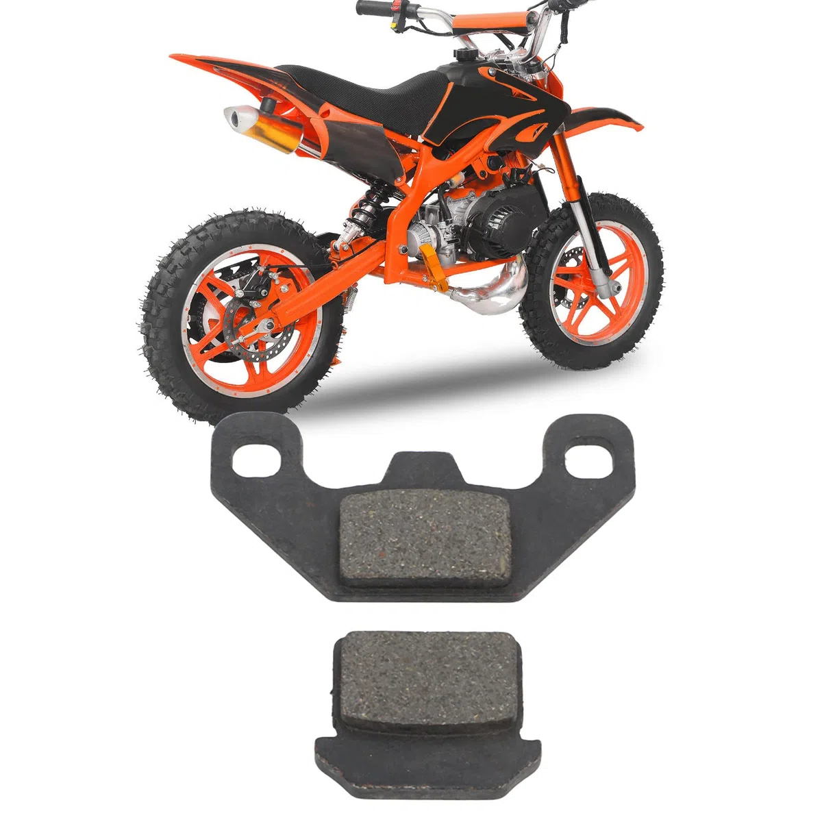 Pastiglie Freno Anteriori Smussate in Ceramica Antiruggine per Moto 50cc 70cc 110cc 125cc 140cc Pit Dirt Bike