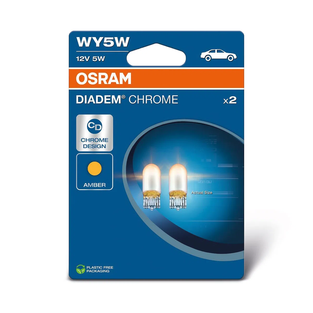 OSRAM DIADEM Chrome, WY5W, Double Blister (2 lamps)