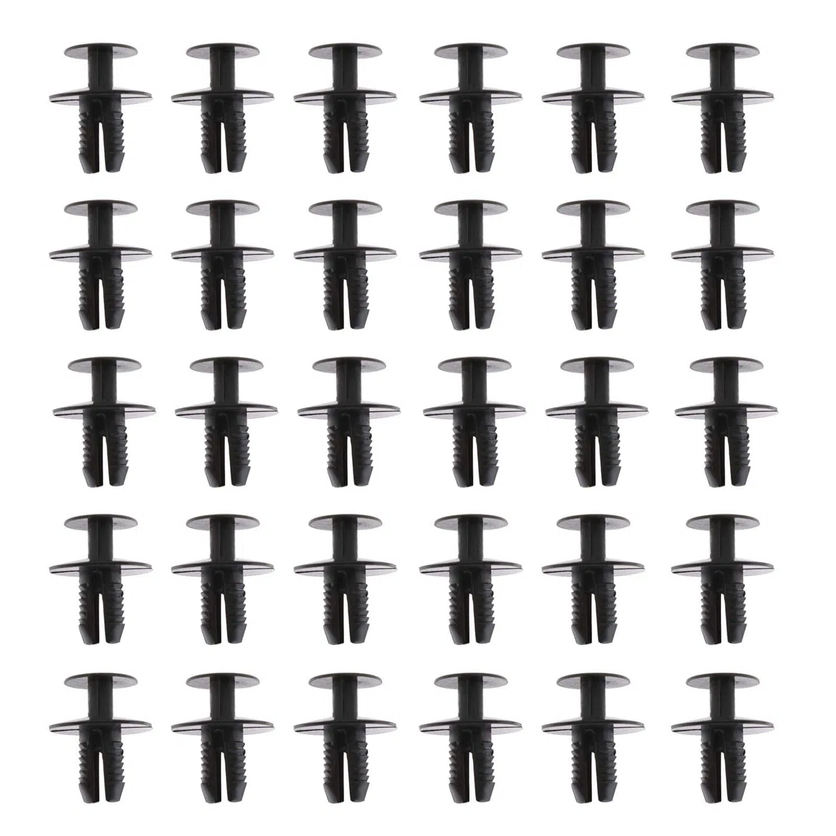 OTOTEC 30Pcs 51471911992 Auto Trim Clips Paraurti Ruota Arco Fodere Splashguard Push-in Rivetti di Fissaggio Plastica Nera 51470146782