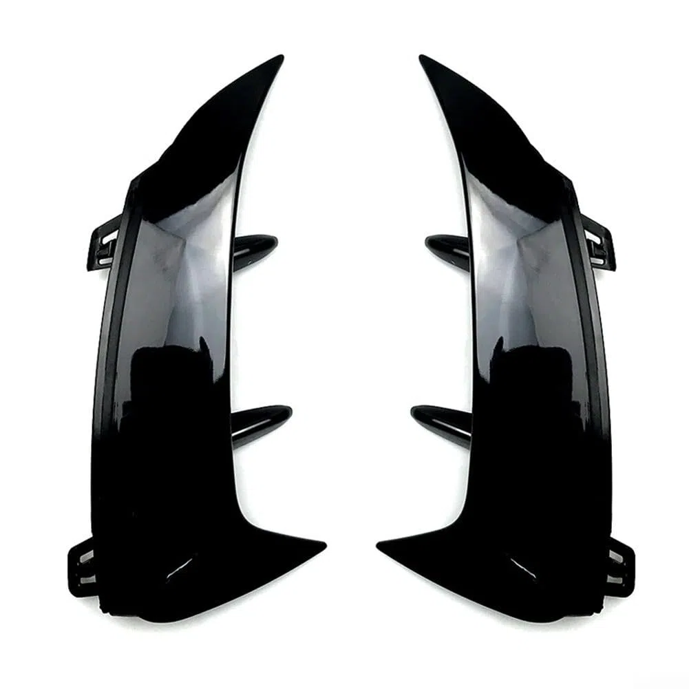 Design elegante splitter canard per paraurti posteriore per Mercedes Classe A W177 facile da applicare (nero)