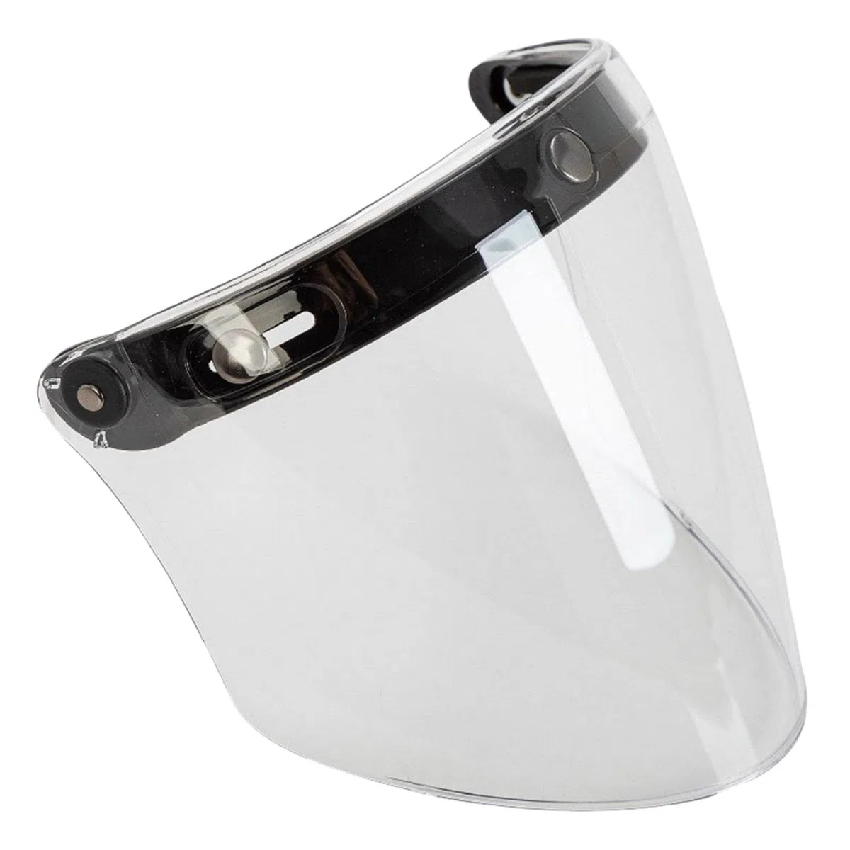 Baoblaze Visiera per caschi da moto Lente in PC ad alta resistenza Protezione solare antivento per antiappannamento a 3 scatti - chiaro