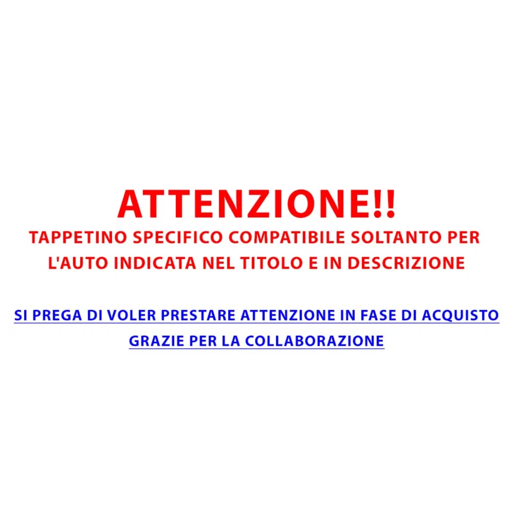 Tappetino guidatore Sandero dal 2008 al 2020 bordino nero moquette nera composto da tappeto solo lato guida antiscivolo specifico su misura 131477