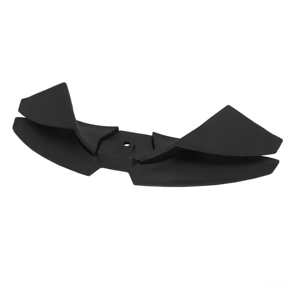 Kit spoiler anteriore per MT-07 2024-2025, ala aerodinamica Winglet a basso carico aerodinamico, materiale ABS, stampa a trasferimento d'acqua nera, compatibile con modelli MT-07 2024 2025