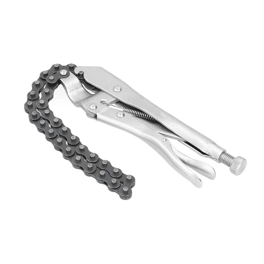 Pinza con catena autobloccante chiave inglese per tubi filtro olio