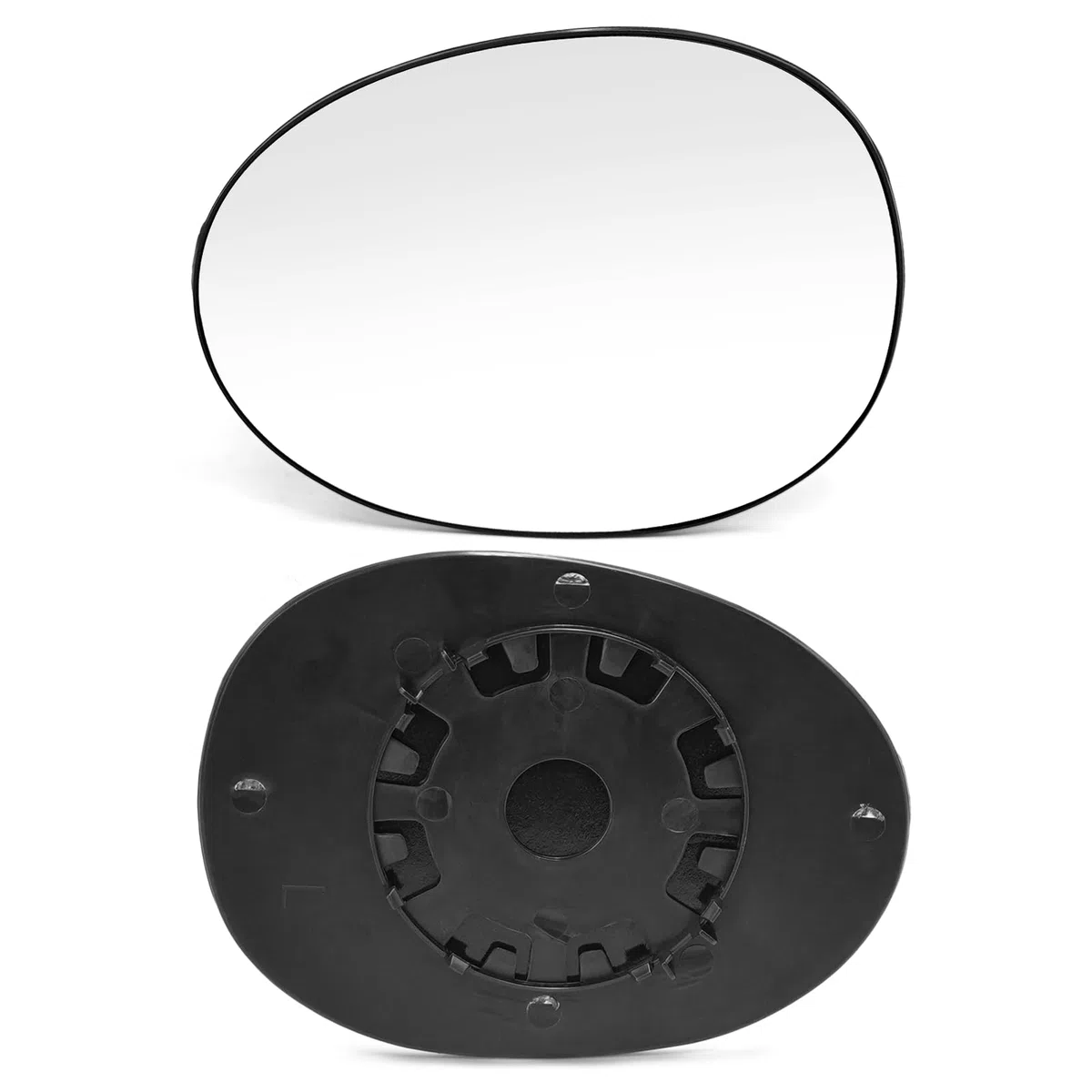 TTCR-II 1PC Compatibile con Vetro Specchio Citroen C1/Peugeot 107/Toyota Aygo 2005-2014, C1 Vetro Specchio Retrovisore, Specchietto Retrovisore Esterno Aygo Lato Conducente 8151HY/879080H010-Sinistro