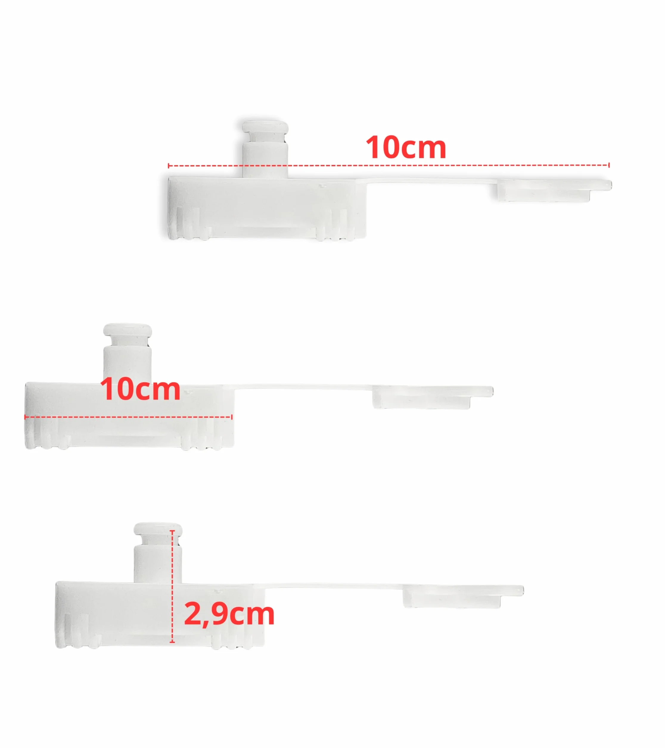 1neiSmartech Set 2 Clip Riparazione Regolatore Alzacristalli Finestra Porta Anteriore Destra e Sinistra Compatibile Con Alfa Romeo 147 2000–2010 Ricambio Aftermarket per Finestrino