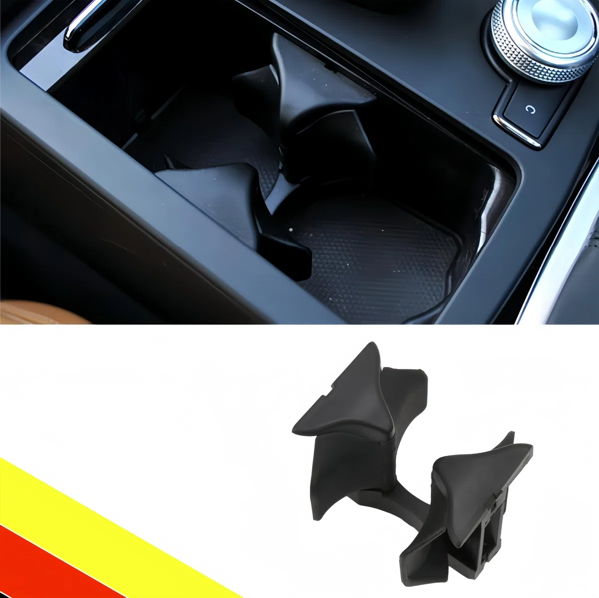 POETRYXIAO Mittelkonsole Getränkehalter für C-Klasse W204/E-Klasse W212 C207，Mittelkonsole Becherhalter für C/E Klasse 204680239