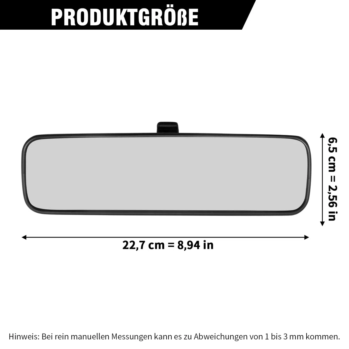 814842 specchietto retrovisore interno di ricambio per Peugeot 107, 106-1.5D, 1.4, 1.0, 1.6, 1.1, 1.3-1991-1996, ricambio per Citroen C1-1.4HDI e 1.0-2005-2014