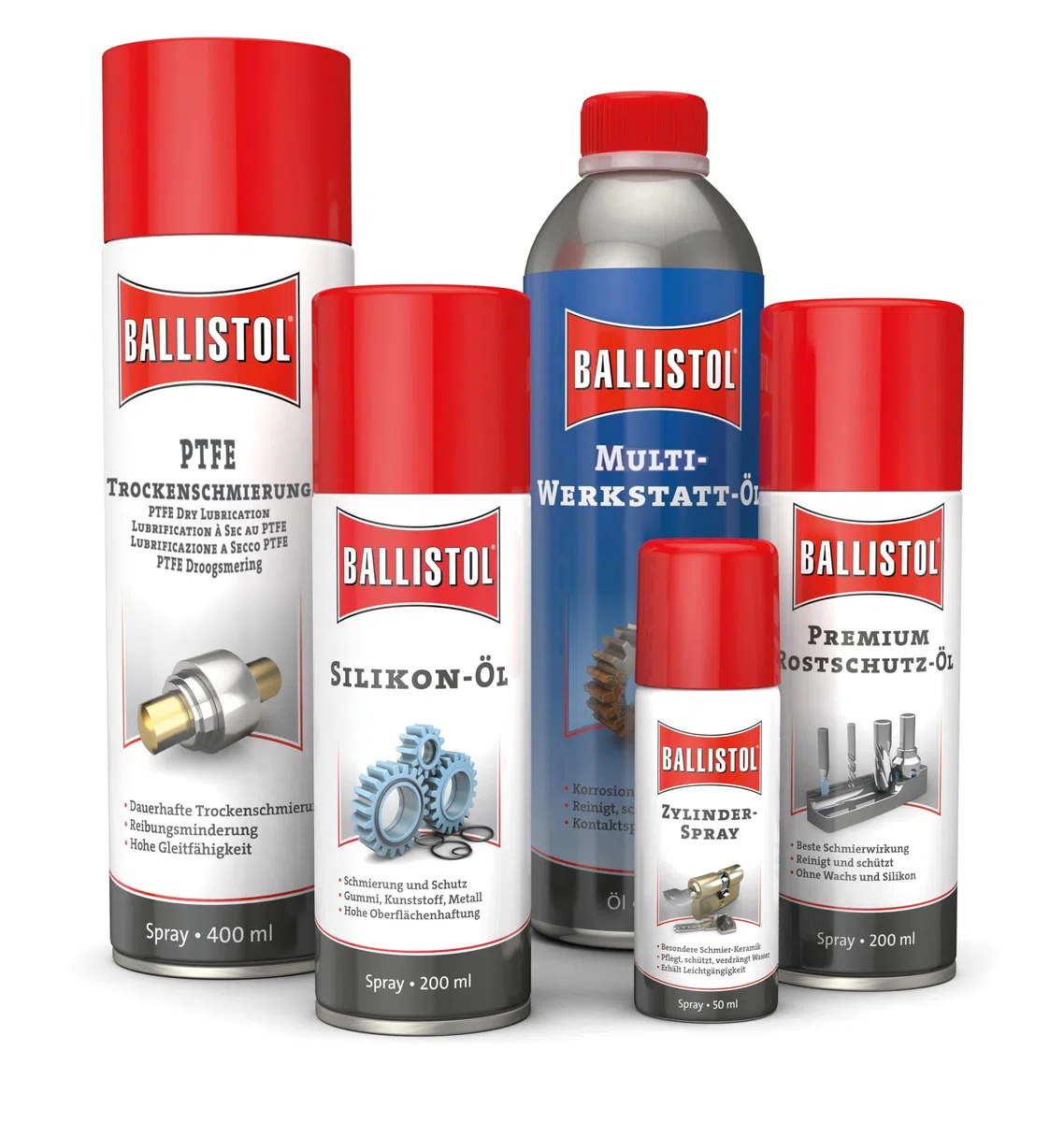 Ballistol KLEVER Spray al Silicone | Spray 200 ml