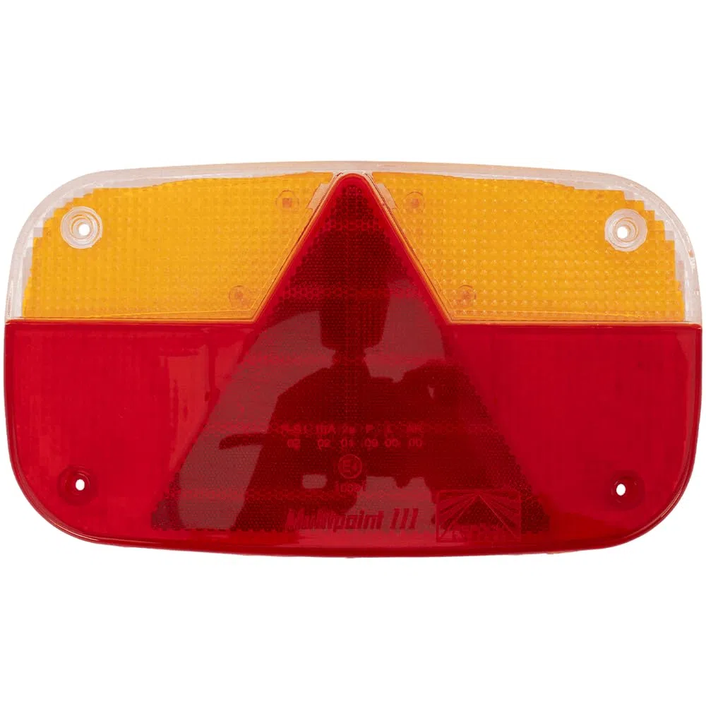 VETRO DI RICAMBIO FANALE LUCE POSTERIORE UNIVERSALE MULTIPOINT III ASPÖCK