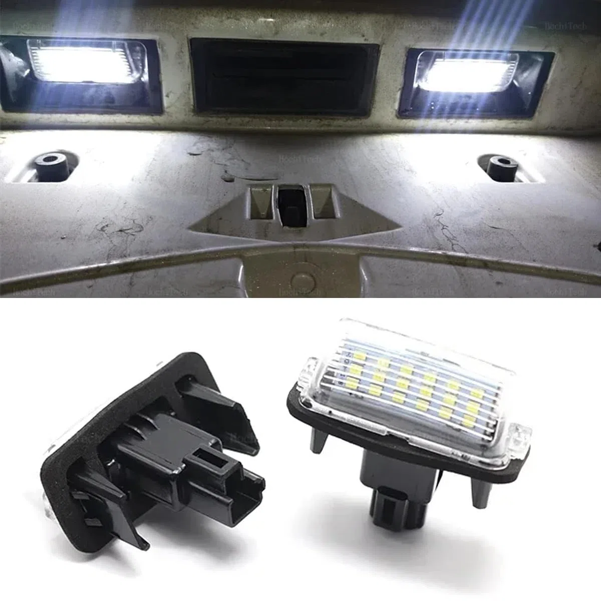 Luce LED per Targa 6000K CANBUS Senza Errori - Lampada Targa Impermeabile Bianco Ghiaccio - Compatible For Toyota Camry Corolla Prius Yaris Highlander Avalon Auris Vios Esquire EZ Noah Proace