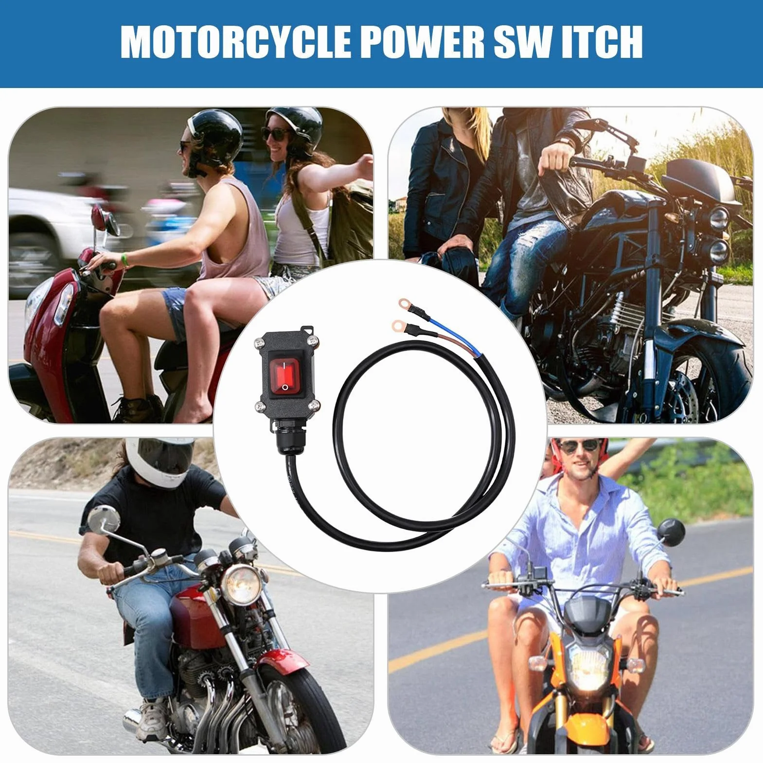 Disconnettitore Batteria Auto,Blocco Alimentazione Impermeabile 12V 24V | Disconnettitore Batteria Impermeabile per Auto,Per Cortocircuito, Elettrico, Marino, Elettricista, Piccoli Veicoli, Camion