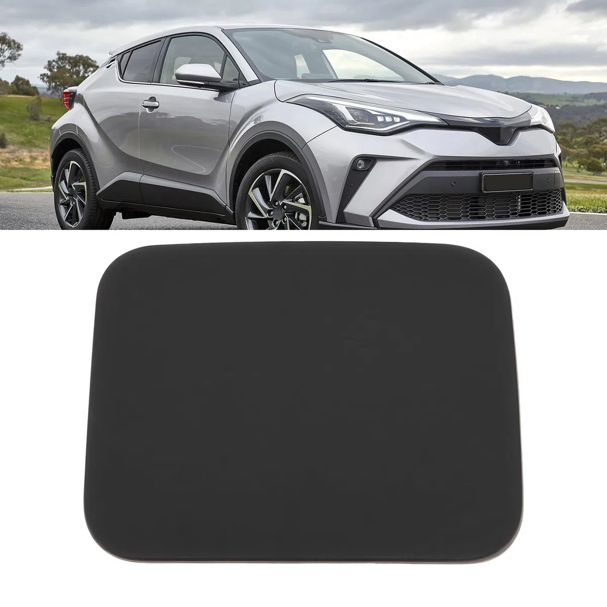 Tappo di copertura per gancio di traino per paraurti posteriore 52162-F4020 52162-F4030 compatibile con Toyota C-HR CHR 2016-2020