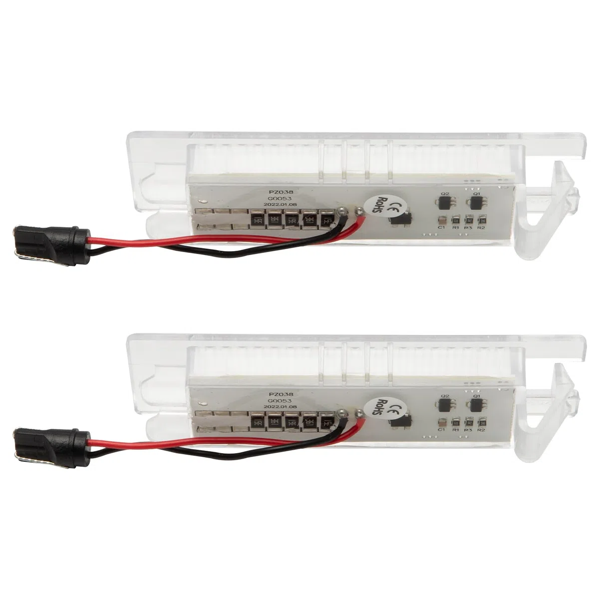 2 luci per targa Giulietta 940 per illuminazione targa 147 156 159 166 MiTo GT Spider Brera per Zafira B Astra H Corsa D Camaro Malibu Plug and Play GM20944894