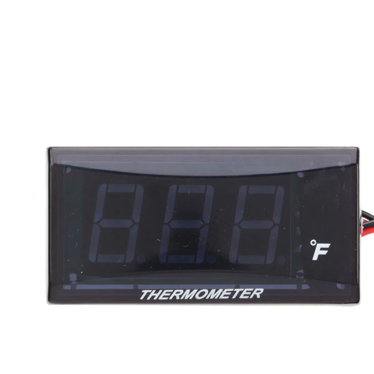 Cocoarm Termometro per Moto con Display Digitale DC12V, Manometro LCD con Sensore M10 e Adattatore per Candela da 14 Mm per il Monitoraggio della Temperatura dell'acqua (BLUE)