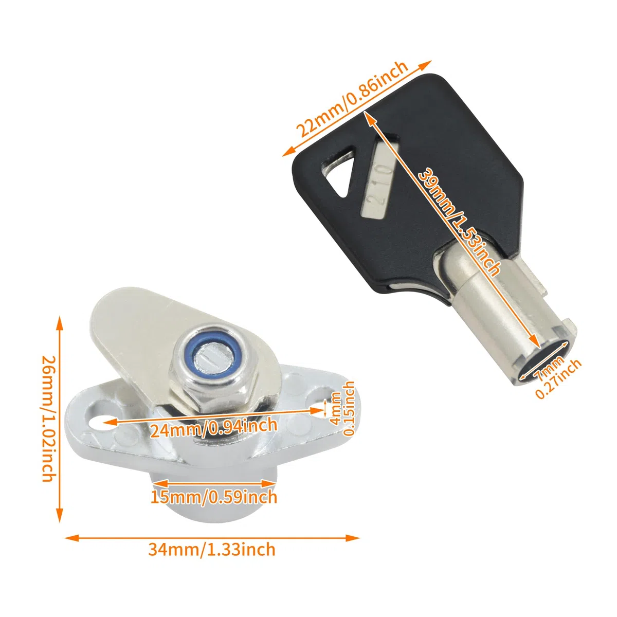 Set di serratura rigida per borsa laterale per moto Harley Touring Electra Glide Road Glide 1993-2013