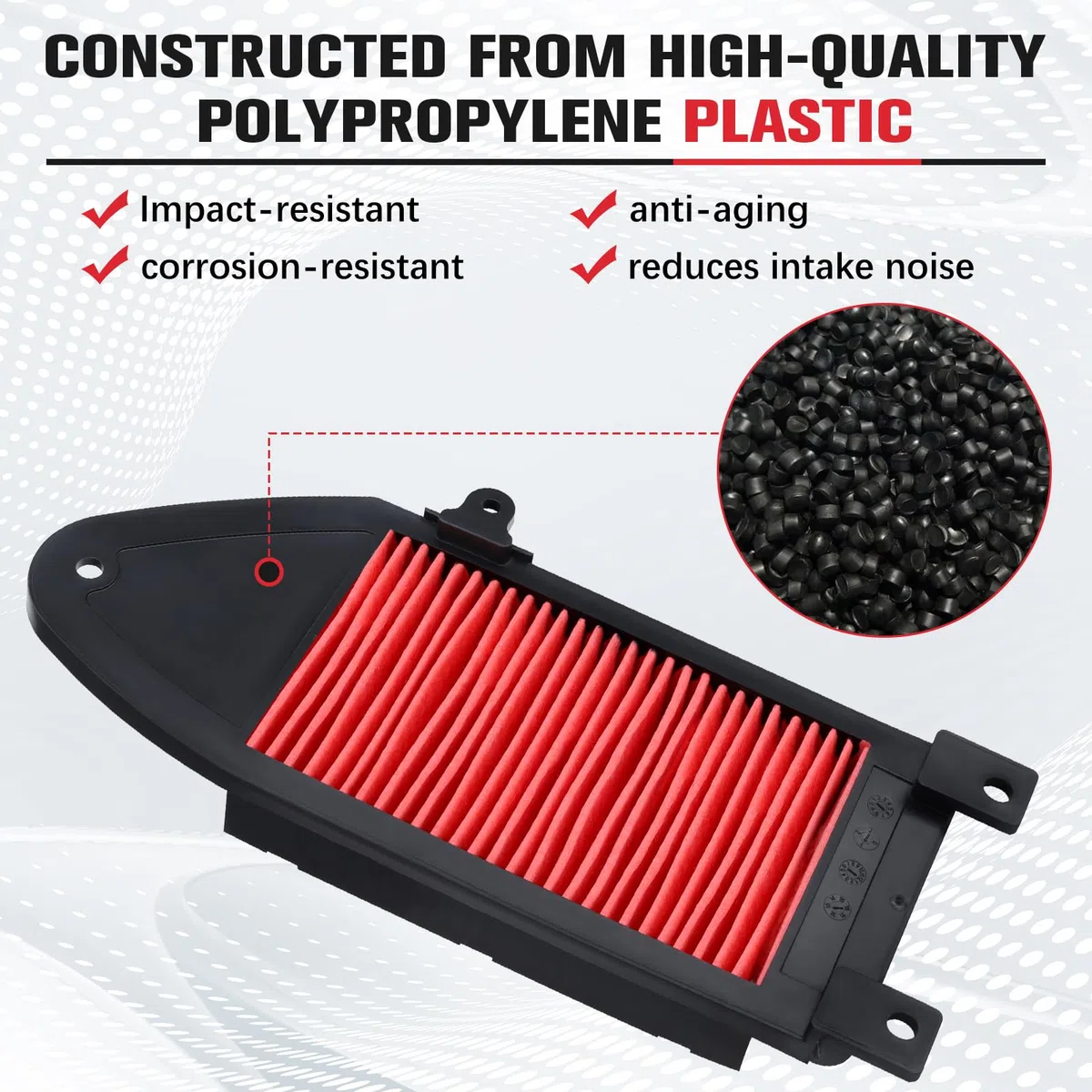 HFA5001 Filtro aria per Kymco people S 125 150 Agility City super 8 200 Agility i.e 200i People S Malaguti 125 150 Ciak 200 Ciak Master 1723C-KHB4-900 06611003 1723CLEJ3E10 17211-KHB4-9000