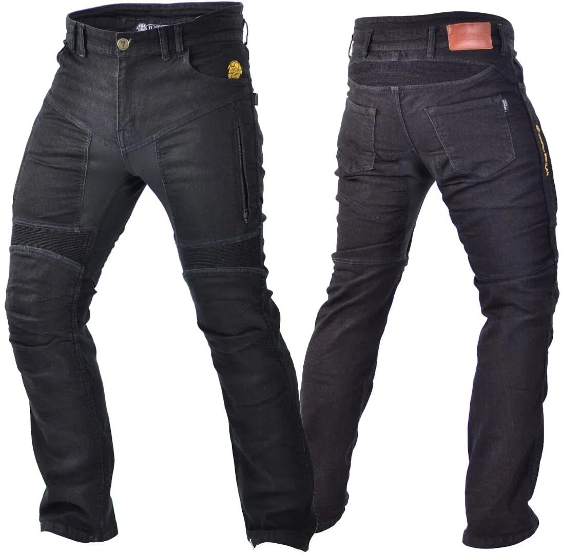 Trilobite Parado Doublelayer Jeans da moto, nero, 44/34