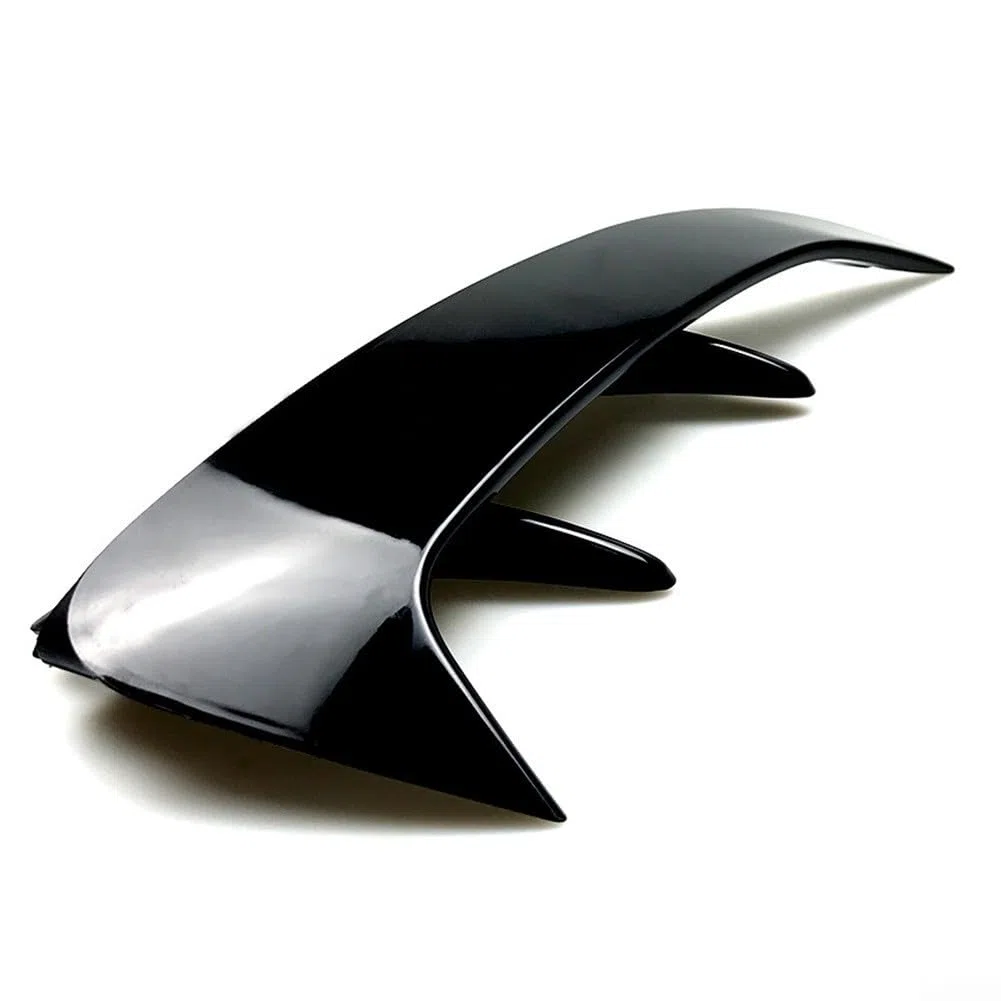 Design elegante splitter canard per paraurti posteriore per Mercedes Classe A W177 facile da applicare (nero)