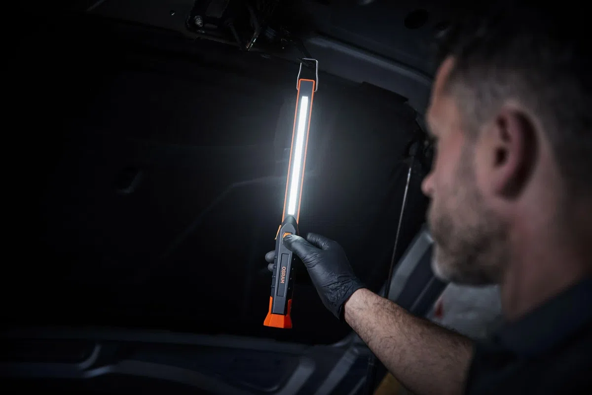 OSRAM LEDinspect SLIM 250, 6500K, fino a 250lm, luce di ispezione a LED ricaricabile