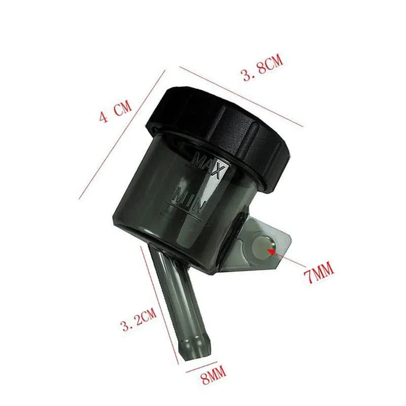 WANGCL 2PCS Serbatoio del liquido dei freni del motociclo Universale Frizione del motociclo Cilindro principale del freno Pompa del freno Tazza dell'olio